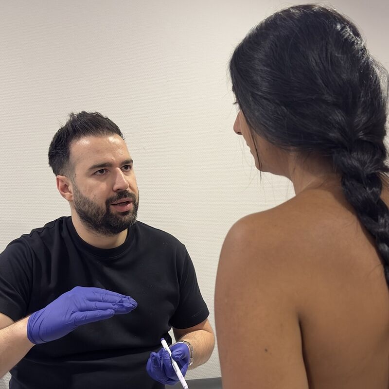 Neus en borstcorrectie voor Nicole